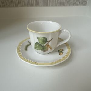 #100 Villeroy & Boch Parkland A/D Cup - Espresso - Cup & Saucer - Set